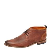 Van Lier Hercules leren veterschoenen cognac - thumbnail