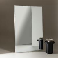 Nohr Brede Spiegel 'Kimiko' 190 x 120cm, kleur zilver - thumbnail