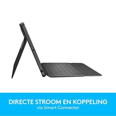 Logitech Rugged Folio Keyboard case voor iPad (7e generatie) tablethoes