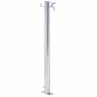 VidaXL Waterzuil rond 80 cm roestvrij staal - thumbnail