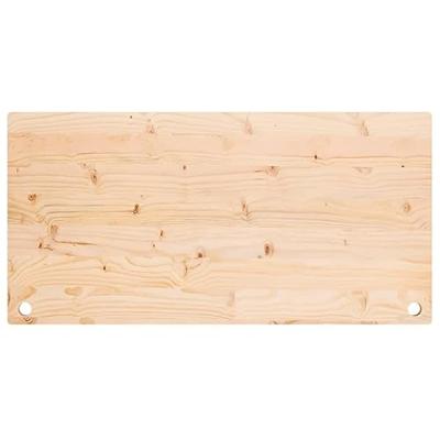 Bureaublad 110x60x2,5 cm massief grenenhout