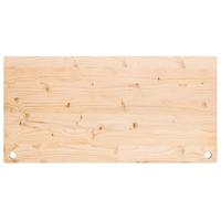 Bureaublad 110x60x2,5 cm massief grenenhout - thumbnail