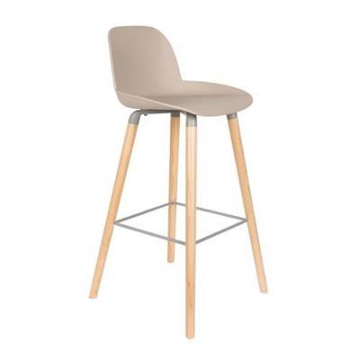 Zuiver Albert Kuip barkruk H75 Taupe