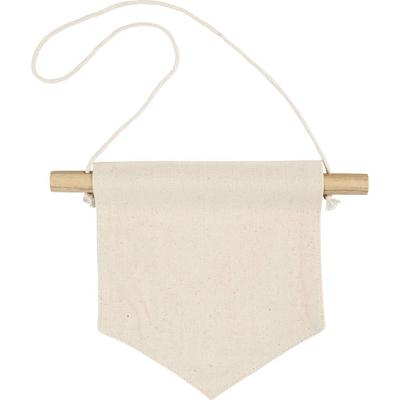 Creativ Company Wandbanner, puntige vorm, h: 16,5 cm, b: 15 cm, 300 gr, licht naturel, 2 stuk/ 1 doos