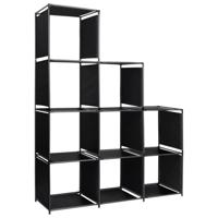 VidaXL Opbergkast trapvormig 130x45x170 cm stof - thumbnail