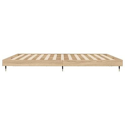 Bedframe zonder matras hout sonoma eikenkleurig 140x200 cm Bedframe zonder matras hout sonoma eikenkleurig 140x200 cm