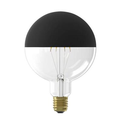 Filament Top Mirror LED Globe zwart