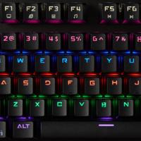 Mechanisch Gamingtoetsenbord | RGB-Verlichting | US Internationaal | Metalen Design - thumbnail