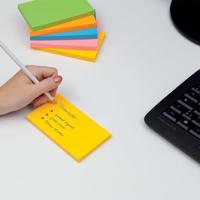 Sigel Plaknotitie BA127 125 mm x 75 mm Blauw, Geel, Groen, Oranje, Pink 600 vellen - thumbnail