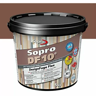 Voegmortel Sopro DF 10 Flexibel kastanje nr. 50 5kg