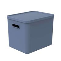 Rotho albula multibox 29.5x29x37 cm 27l horizon blauw - thumbnail