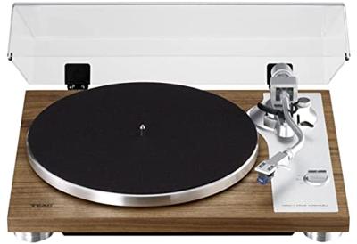 Teac Platenspeler (Tn-4D Walnut) USB-poort, directe aandrijving, geluidsequalizer