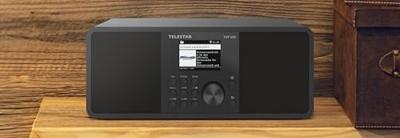 Telestar TOP 250 Schwarz Transistorradio met internetradio DAB+, Internet, VHF (FM) Zwart