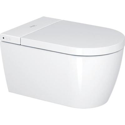 Duravit SensoWash Starck f douchewc compact met rimless wandcloset diepspoel 37.8x57.5cm met closetzitting wit 650002012004300