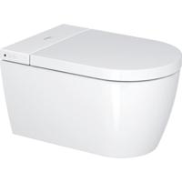 Duravit SensoWash Starck f douchewc compact met rimless wandcloset diepspoel 37.8x57.5cm met closetzitting wit 650002012004300 - thumbnail