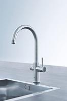 Bruisendwater Keukenkraan GROHE Blue Home Duo Starterkit Chilled en Sparkling Water C Uitloop RVS Look - thumbnail