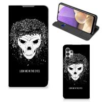Mobiel BookCase Samsung Galaxy A32 5G Skull Hair - thumbnail