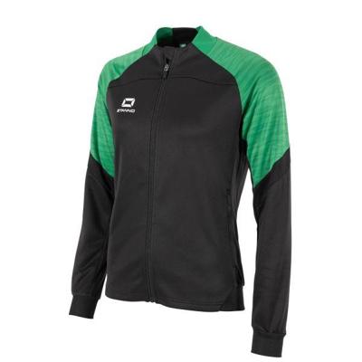 Stanno 408612 Bolt Full Zip Top Ladies - Black-Green - XS