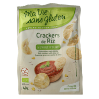 Rijstcrackers met olijfolie glutenvrij bio 40 Gram - thumbnail