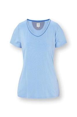 Pip Studio Pip Studio Toy Short Sleeve Top Solid Blue XL