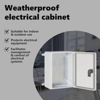 VidaXL Bedieningskast grijs 47 x 20 x 60 cm abs kunststof - thumbnail