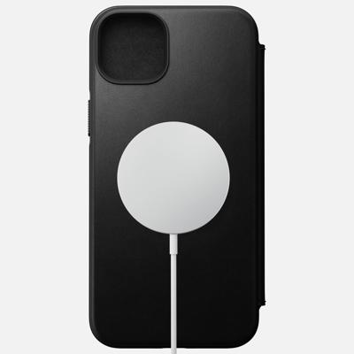 Nomad Modern leather folio iPhone 14 Plus - Black