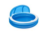 Bestway Opblaasbaar Zwembad 2 Kamers Parasol 241x241x140 cm +6 Jaar Tuin 54337 - thumbnail