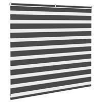 VidaXL Zebra rolgordijn 155x100 cm stofbreedte 150,9 cm zwart - thumbnail