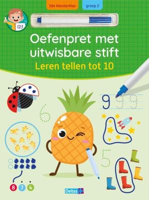 Oefenpret Met Uitwisbare Stift Leren Tellen Tot 10