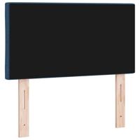 Hoofdbord met LED -striplichten Verstelbaar Blauw 180 cm Stof - thumbnail