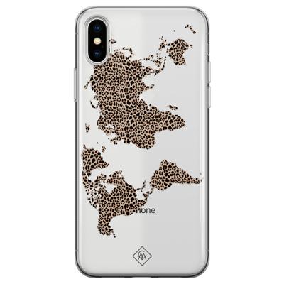 iPhone X/XS transparant hoesje - Wild world iPhone X/XS transparant hoesje - Wild world