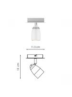 Home sweet home LED opbouwspot Gina ↔ 11,5 cm - wit - thumbnail