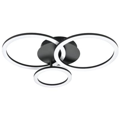 Eglo PlafondlampZigbee Parrapos-Z 54,5x44,5cm zwart - 900321