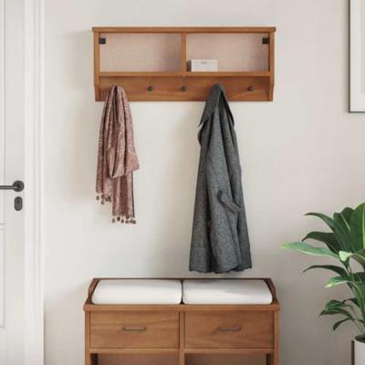 Wandkapstok SANDNES 87x12x35 cm massief grenenhout Wandkapstok SANDNES 87x12x35 cm massief grenenhout