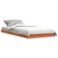 Bedframe massief grenenhout wasbruin 90x200 cm - thumbnail