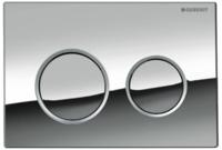 Geberit Omega 20 bedieningspaneel chroom/mat-chroom voor Geberit Omega inbouwreservoir 12cm - thumbnail