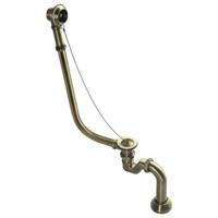 Sapho Badafvoer Charleston Inclusief Ketting Plug Sifon Brons tbv Vrijstaand bad Retro Sapho - thumbnail