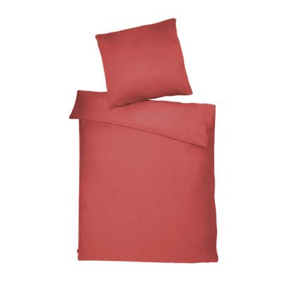 Beddengoed-collectie van bio-satijn, zand 200 × 220 cm