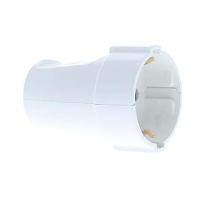AS Schwabe 45011 Koppeling met randaarde Kunststof 230 V Wit IP20
