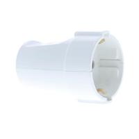 AS Schwabe 45011 Koppeling met randaarde Kunststof 230 V Wit IP20 - thumbnail