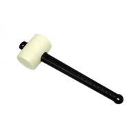 Melkmeisje Rubber tegelhamer, wit, vlekvrij 55mm. - MM781055 - thumbnail