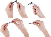 Bosch Accessories Promoline 2607017322 Bitset 26-delig Plat, Kruiskop Phillips, Kruiskop Pozidriv, Inbus, Binnen-zesrond (TX) Incl. ratel - thumbnail