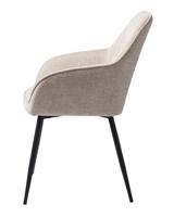 Nordic Home Issy armstoel - donkergrijs - thumbnail