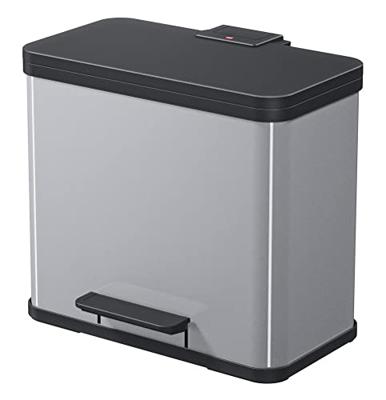 Hailo 0630-220 öko duo plus l pedaalemmer 17+9l rvs/zilver Hailo 0630-220 öko duo plus l pedaalemmer 17+9l rvs/zilver