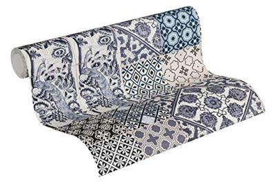 Livingwalls Metropolitan Stories blauw behang | 369232