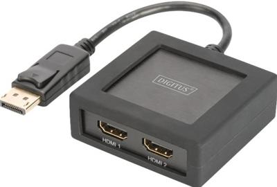 DIGITUS Professional DS-45403 - Video/audiosplitser - 2 x HDMI - desktop