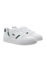 Lacoste T-Clip Sneakers Heren Wit/Groen - Maat 45 - Kleur: WitGroen | Soccerfanshop - thumbnail