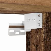 Hoge kast Oud Hout 69,5 x 34 x 180 cm Bewerkt hout - thumbnail