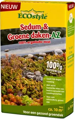 Ecostyle Sedum & groene daken-az 800gram Ecostyle Sedum & groene daken-az 800gram