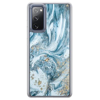 Samsung Galaxy S20 FE hybride hoesje - Marble sea Samsung Galaxy S20 FE hybride hoesje - Marble sea